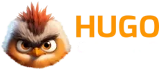 Hugo logo footer